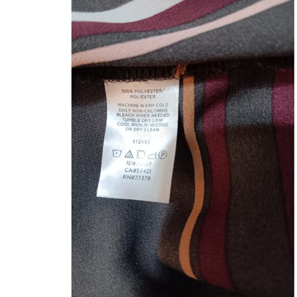 LOFT Blouse Top Cami‎ Sleeveless Career Office Professional Chic XL Neutrals - Picture 5 of 7